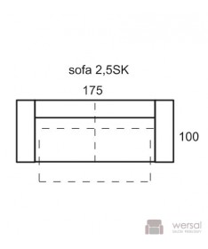 Sofa LEONARDO 2,5SK