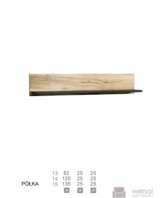 Półka MURANO 15 (135 cm)